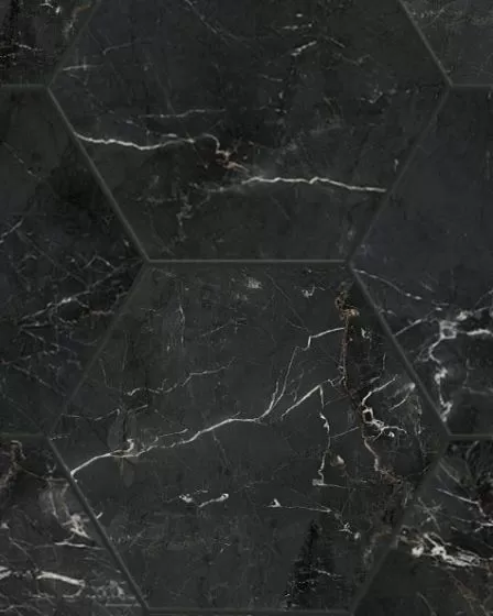 Brio Marble Black Matte Porcelain Tile