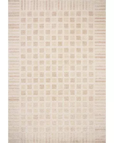 Calvin CLV-03 Bone/Natural 2'3"x3'10" Area Rug