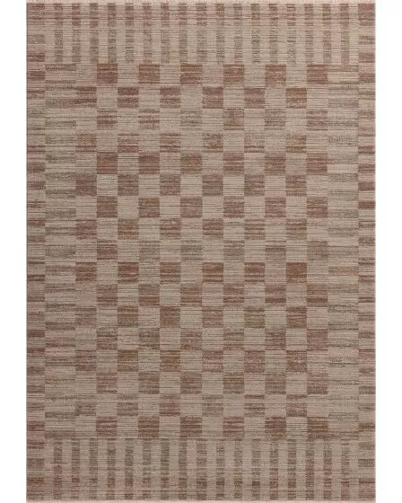 Cali CIL-06 Brick/Natural Area Rug