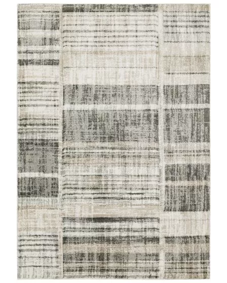 Cambria 55x Beige/Charcoal Area Rug