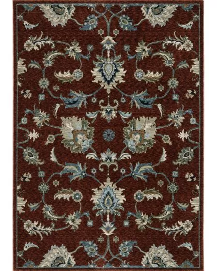 Capella CAP06 Red/Multi Area Rug