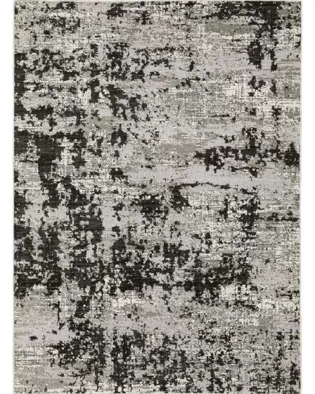 Caravan 4153q Grey/Black Area Rug