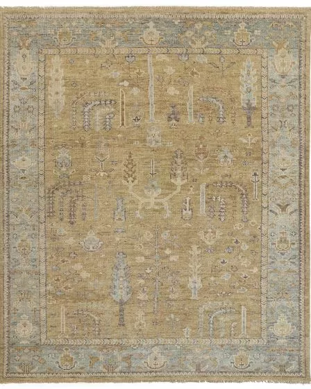 Carrington 6501F Gold/Blue/Gray 11'6"x15' Area Rug