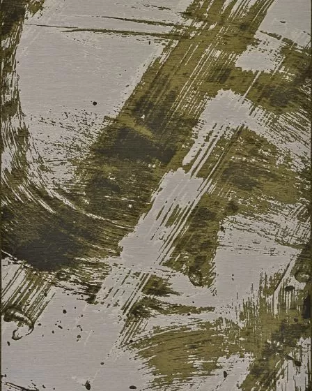 Castille Canvas Tea Leaf 5'3"x7'6" Area Rug