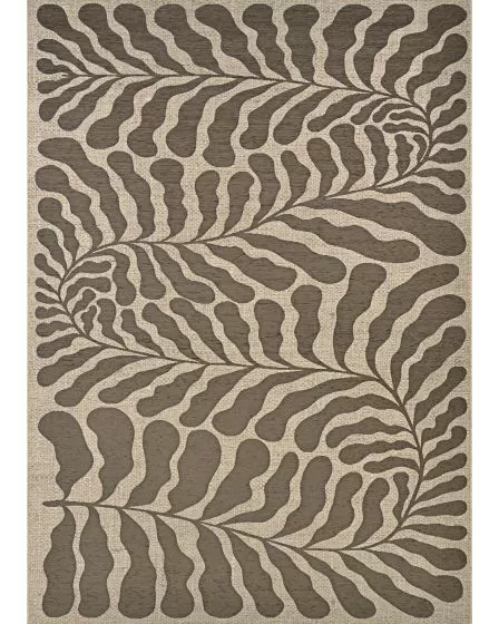 Castille Fiore Mocha 5'3"x7'6" Area Rug