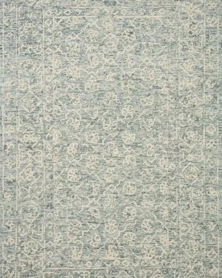 Cecelia CEC-01 Ocean/Ivory Area Rug
