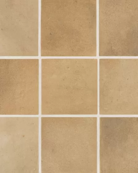 Celine Cotto Matte Glazed Porcelain 4"x4" Square Field Tile