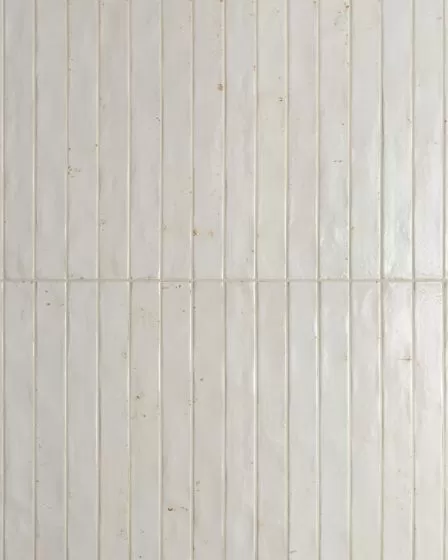 Chroma White Glossy Glazed Porcelain 2"x18" Field Tile