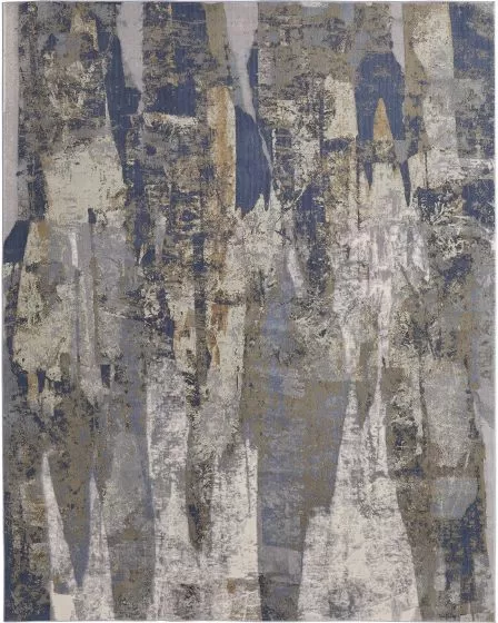 Clio 39K6F Blue/Gray/Tan Area Rug