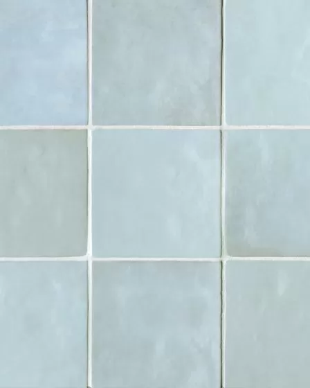 Cloe Baby Blue Glossy Glazed Ceramic 5"x5" Field Tile