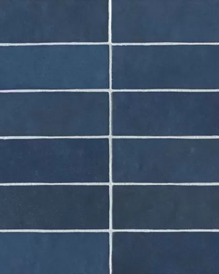 Cloe Blue Glossy Glazed Ceramic 2.5"x8" Field Tile