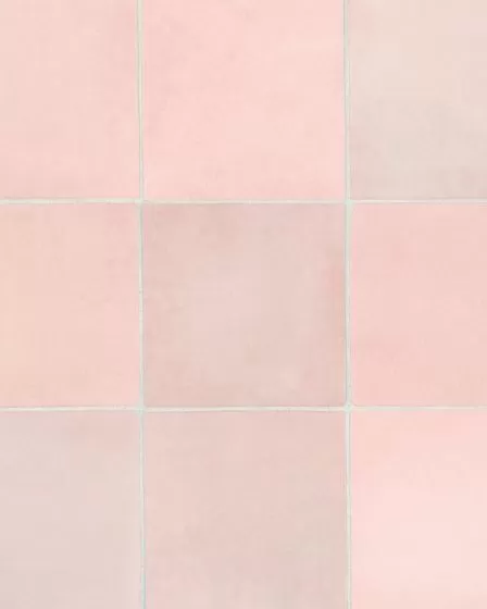 Cloe Pink Glossy Glazed Ceramic 5"x5" Field Tile