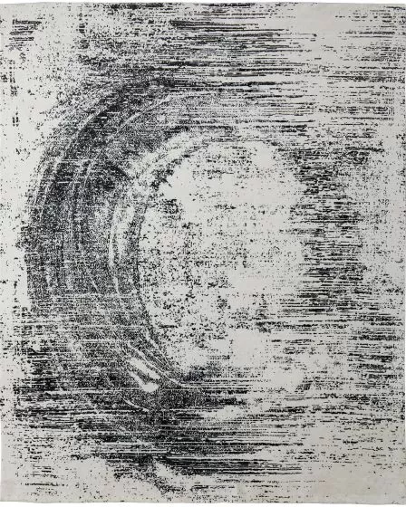 Coda 8928F Black/White Area Rug