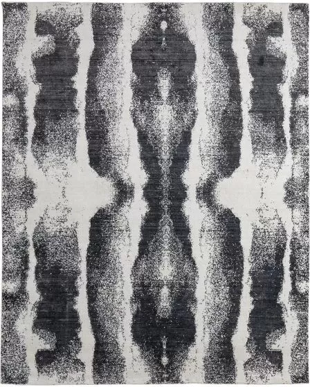 Coda 8930F Black/White Area Rug