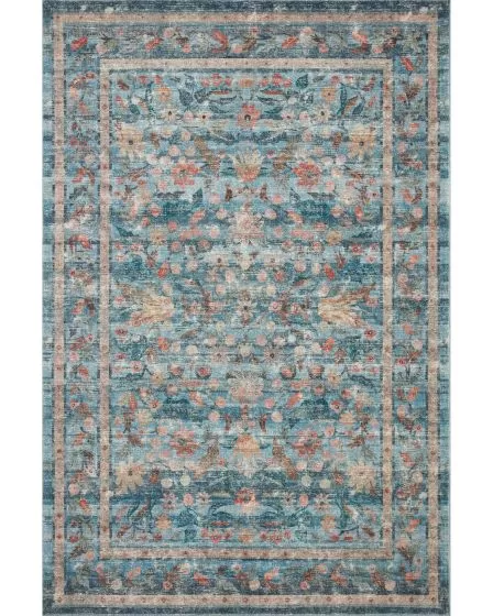 Courtyard COU-03 Blue Area Rug