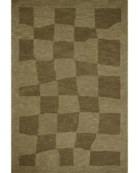 Craven CVN-03 Green/Olive 2'3"x3'9" Area Rug
