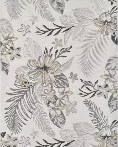 Dahlia 1408 Ivory/Brown Tropical Bouquets Area Rug