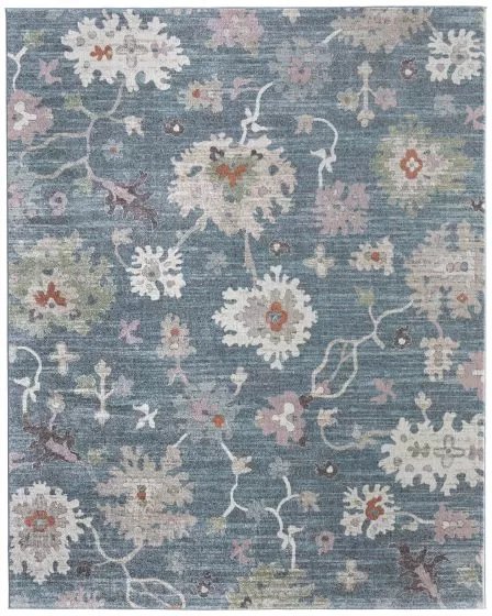 Dartmouth 39QMF Blue/Ivory/Pink Area Rug