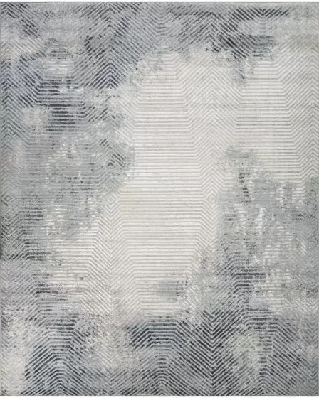 Dekor DEK04 Grey Navy 2'x4' Area Rug