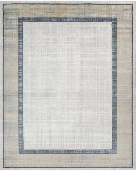 Dekor DEK06 Grey Navy 2'x4' Area Rug