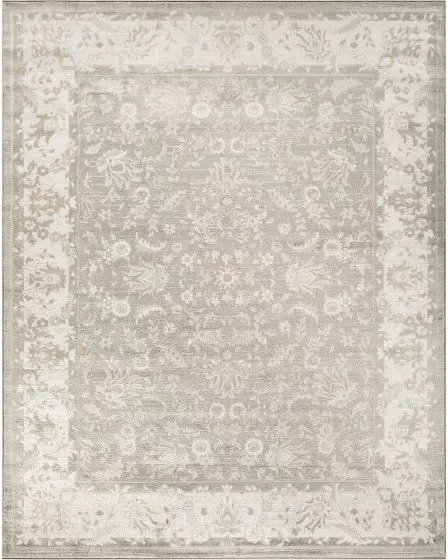 Dekor DEK09 Ivory 2'x4' Area Rug
