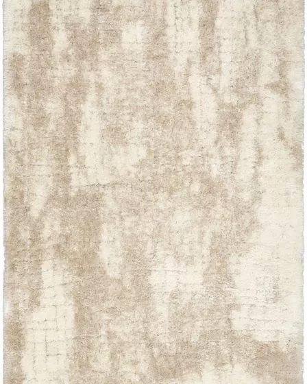 Dreamy Shag DRS01 Ivory Beige Area Rug