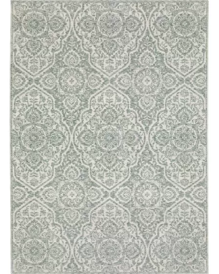 Echo ECH02 Green/Ivory Area Rug