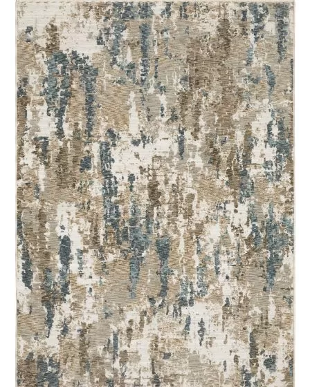 Echo ECH11 Beige/Blue Area Rug