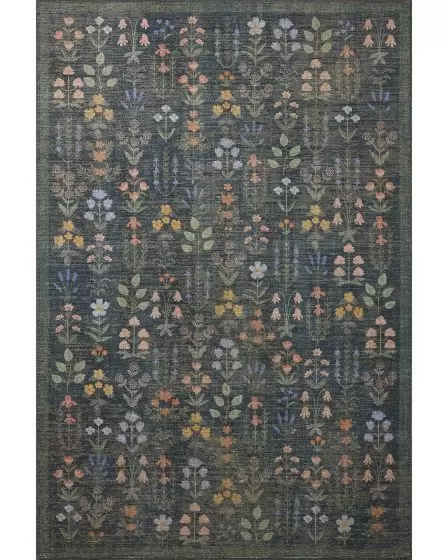Edinburgh EDN-03 Navy/Multi Area Rug