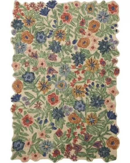 Edith EDT-01 Ivory/Multi Area Rug