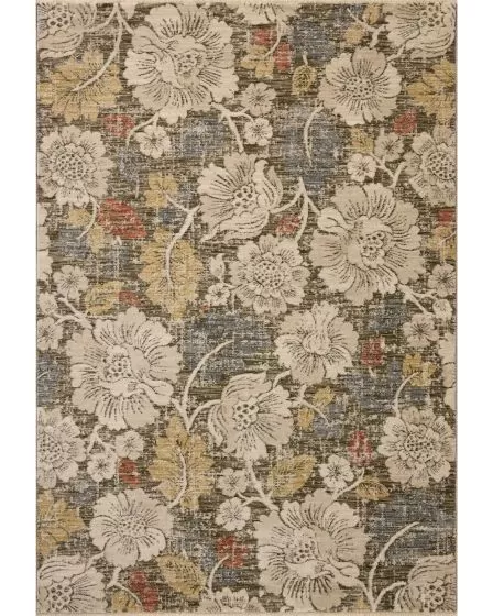 Eileen ELE-03 Olive/Multi 2'0"x3'0" Area Rug