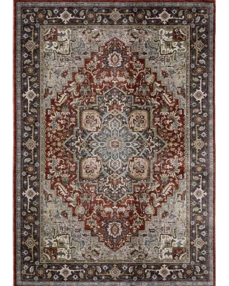 Eliana ELI11 Red/Blue Area Rug