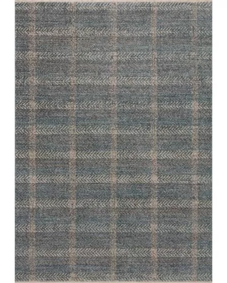 Ember EMB-03 Blue/Beige Area Rug