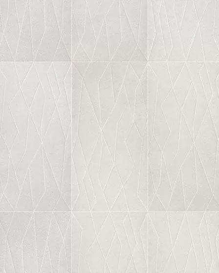 Etch Linear White Matte Ceramic Tile