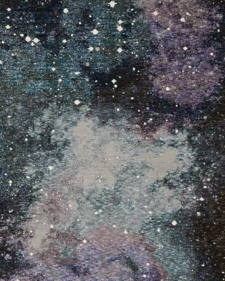 Evolution 958a Midnight/Purple Area Rug