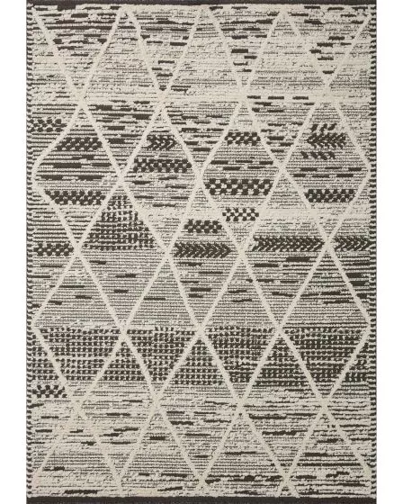 Fabian FAB-03 Charcoal/Ivory Area Rug