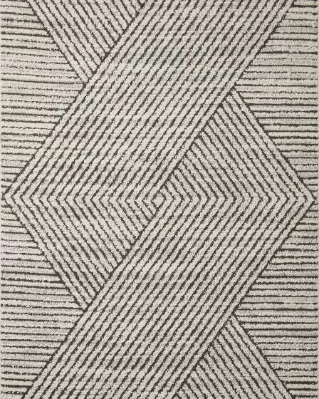 Fabian FAB-06 Charcoal/Ivory Area Rug