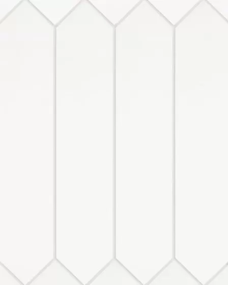Fence Bianco Glossy Ceramic Tile