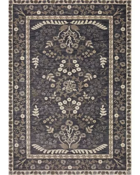 Fiore FIO-01 Charcoal/White Area Rug