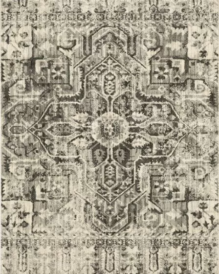Florence 4333w Charcoal/Ivory Area Rug