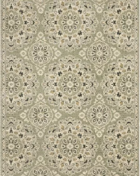 Florence 4334e Green/Ivory Area Rug