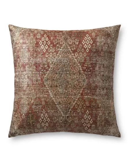 FP0009 Red/Multi 36" Pillow