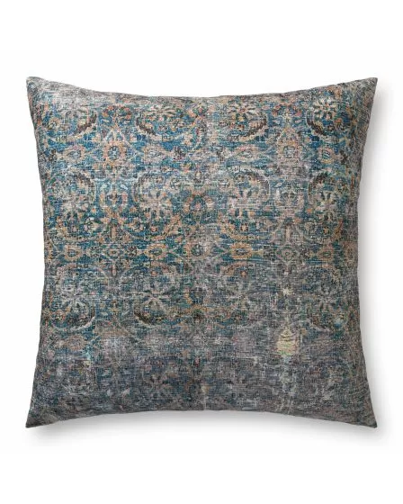 FP0010 Lagoon/Brown 36" Pillow