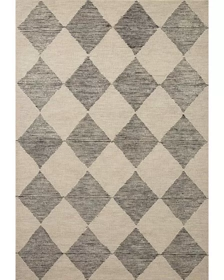 Francis FRA-01 Beige/Charcoal Area Rug