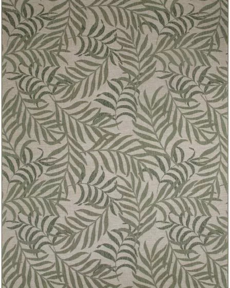 Garden Oasis GOA01 Ivory Green Area Rug