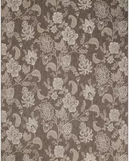 Garden Oasis GOA03 Mocha Area Rug