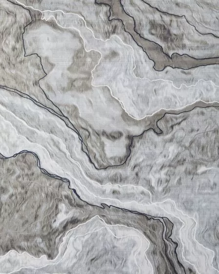 Gaspar 39KUF Taupe/Gray/Blue Rug