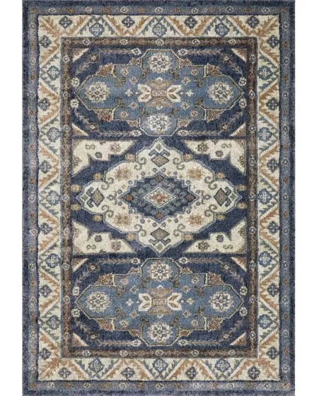 Gemma GEM02 Blue 5'3"x7' Area Rug