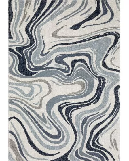 Gemma GEM09 Blue 5'3"x7' Area Rug