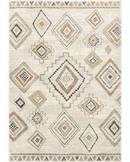 Georgia 660b Ivory/Orange Area Rug